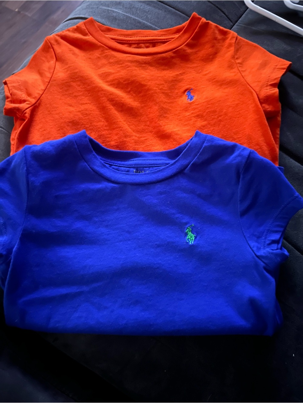 Polo by Ralph Lauren Kids Short-Sleeve Tees in Orange & Royal Blue